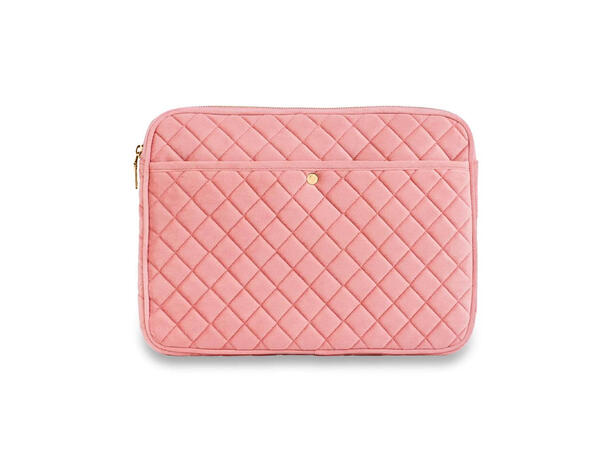 Fan Palm Laptop Sleeve Rose Velvet 