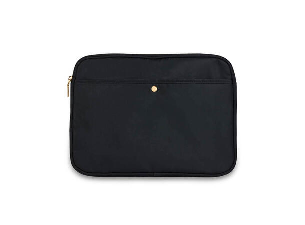 Fan Palm Laptop Sleeve Black Nylon 